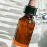 Serum bottle with a dropper